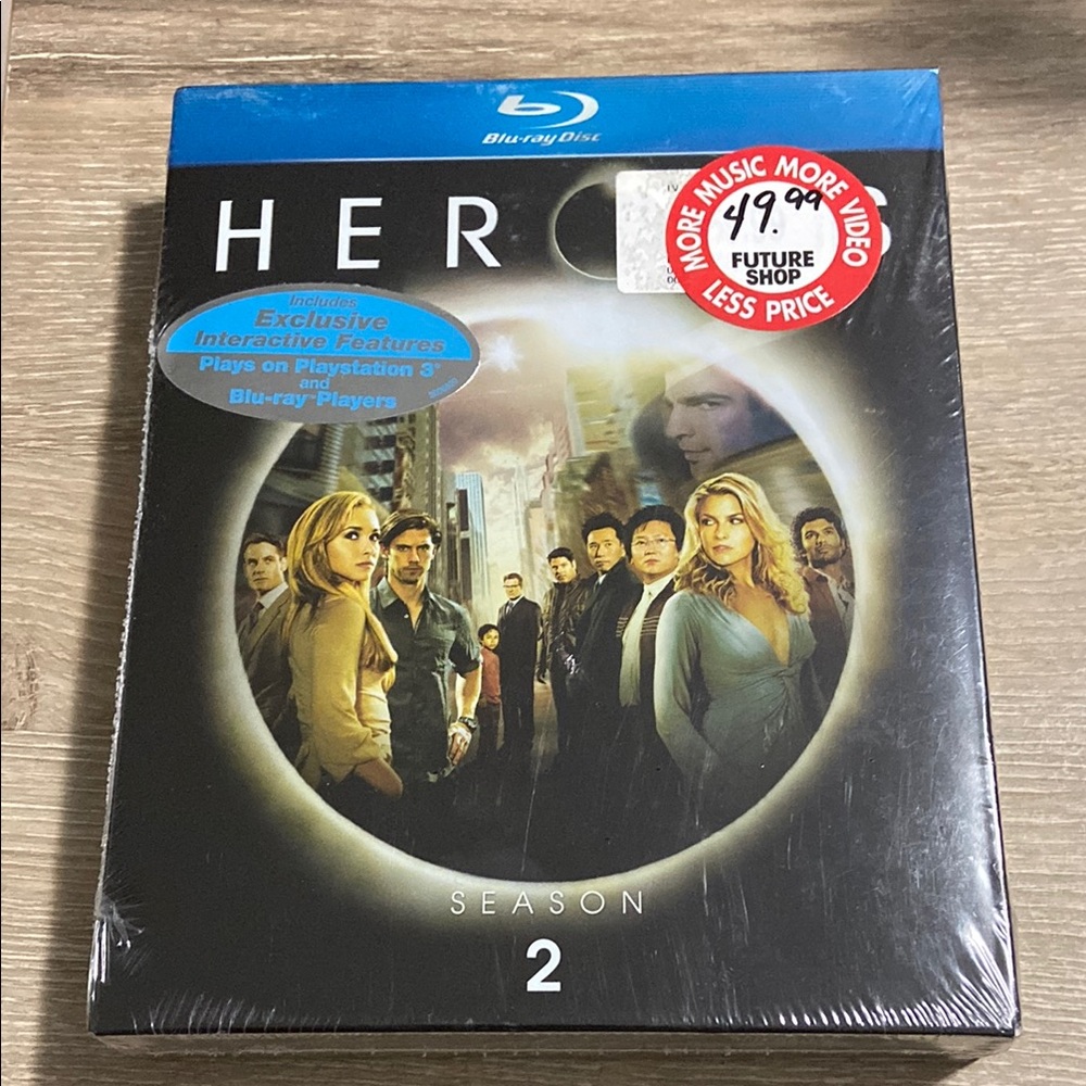 Heroes Season 2 (Blu-ray Disc, 2008, 4-Disc Set) Sci-Fi & Fantasy TV Show NEW